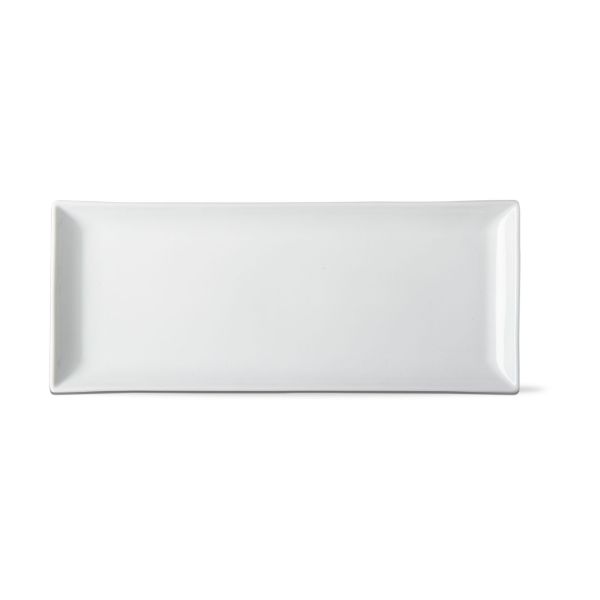 Whiteware Rectangle Serving Plattter - White