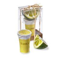 Tequila Shot Lime Salt & Pepper Set