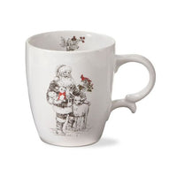 tag Farmhouse Santa & Reindeer Mug