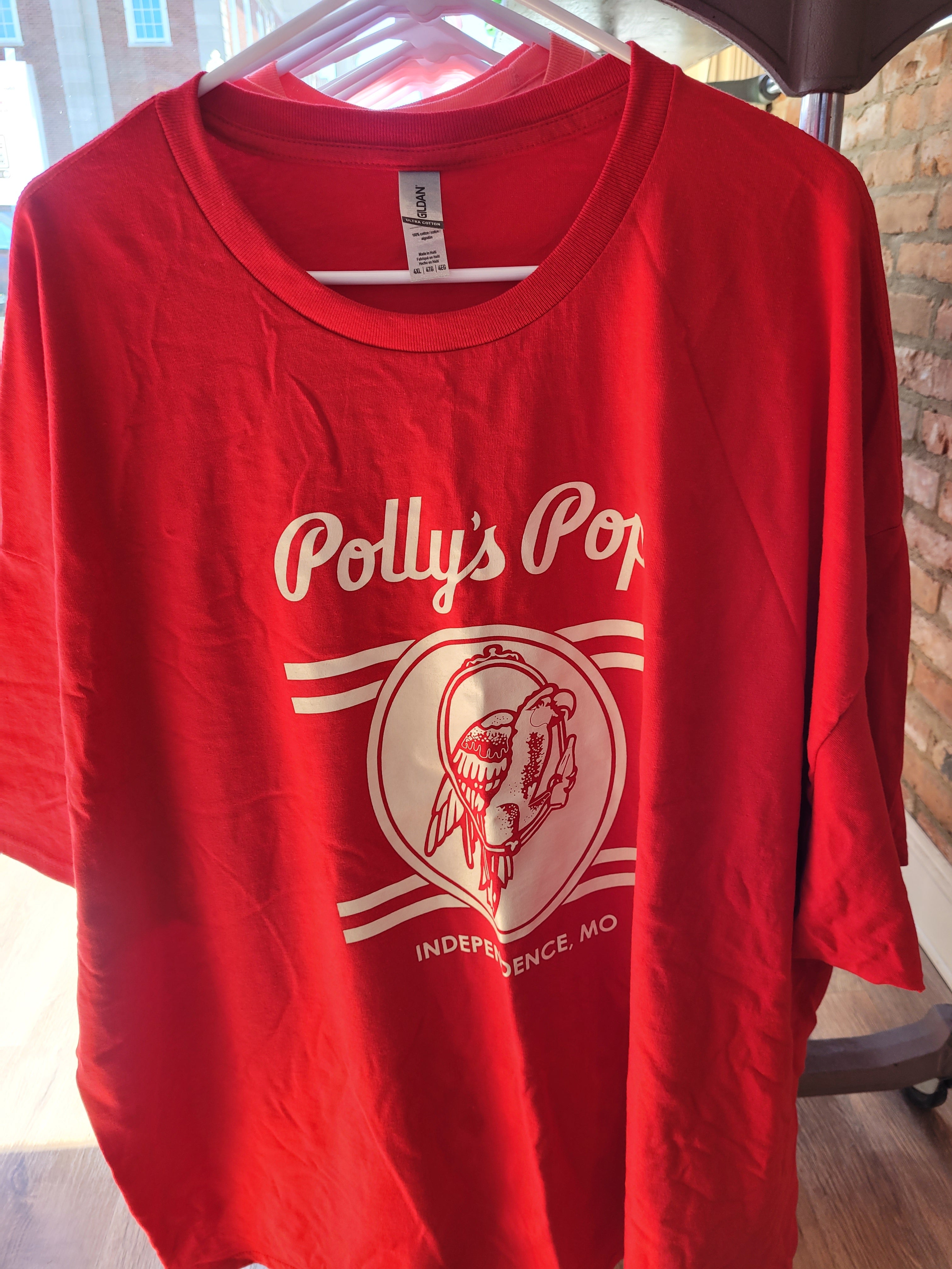 Pollys T Shirts Cherry Red