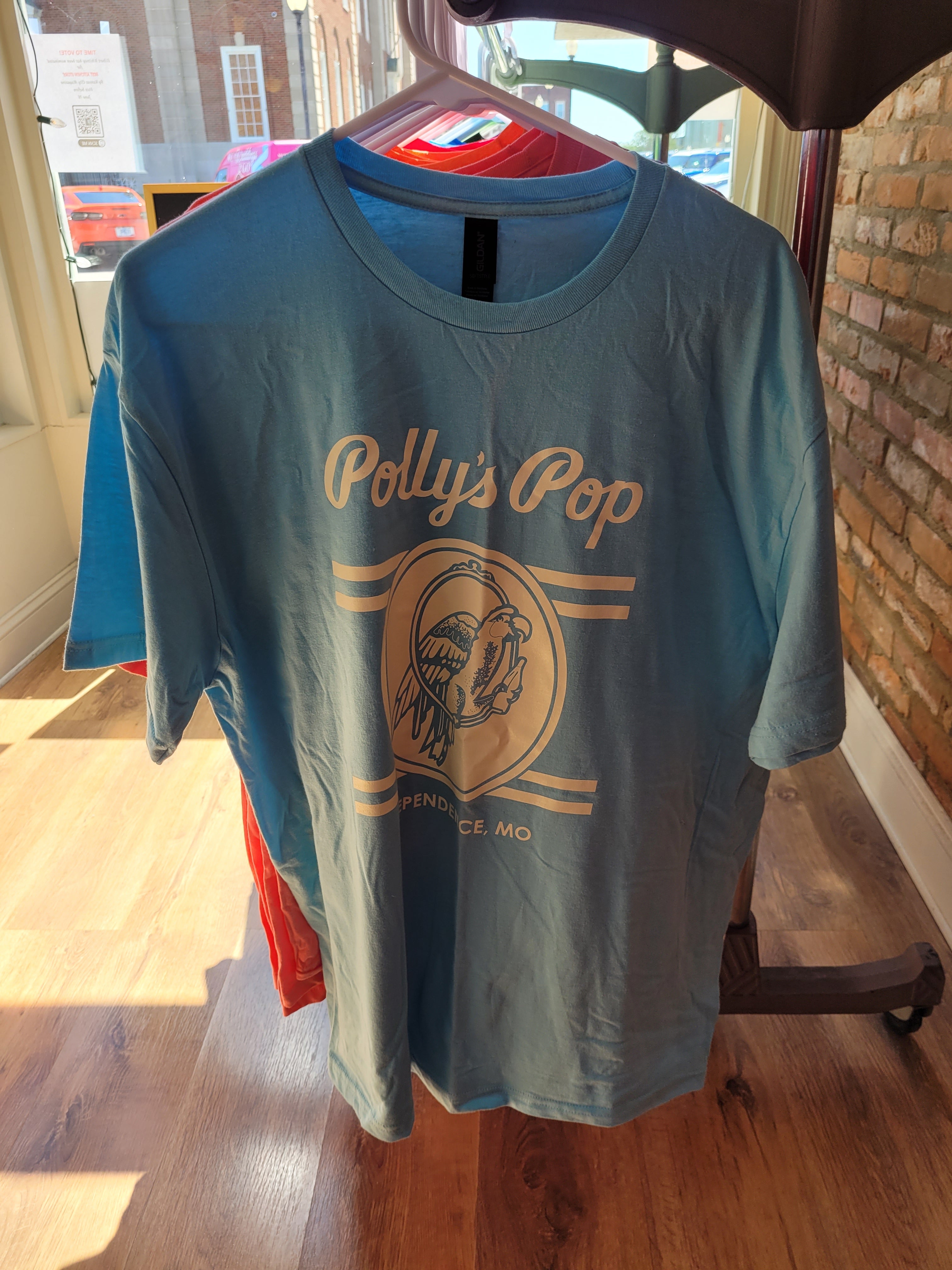 Pollys T Shirts Sky Blue