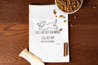 Dog Dish Towel | Tea Towels | Funny Kitchen Towels