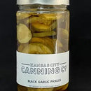 KC Canning Black Garlic Pickles