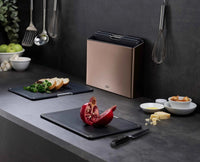 Joseph Joseph Folio Steel 4 Piece Chopping Board Set-Rose Gold