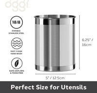 OGGI Utensil Holder Stainless