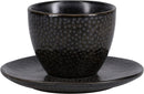 Serene Demi Cup w/Saucer Black