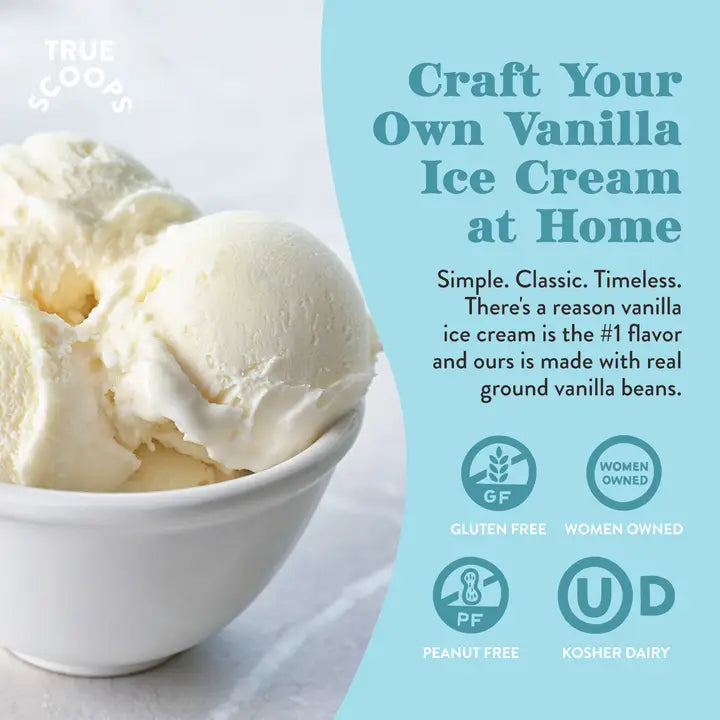 True Scoops Vanilla Ice Cream Mix