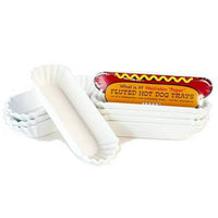 Washable "Paper" Hot Dog Tray, St/4, Melamine, 8"