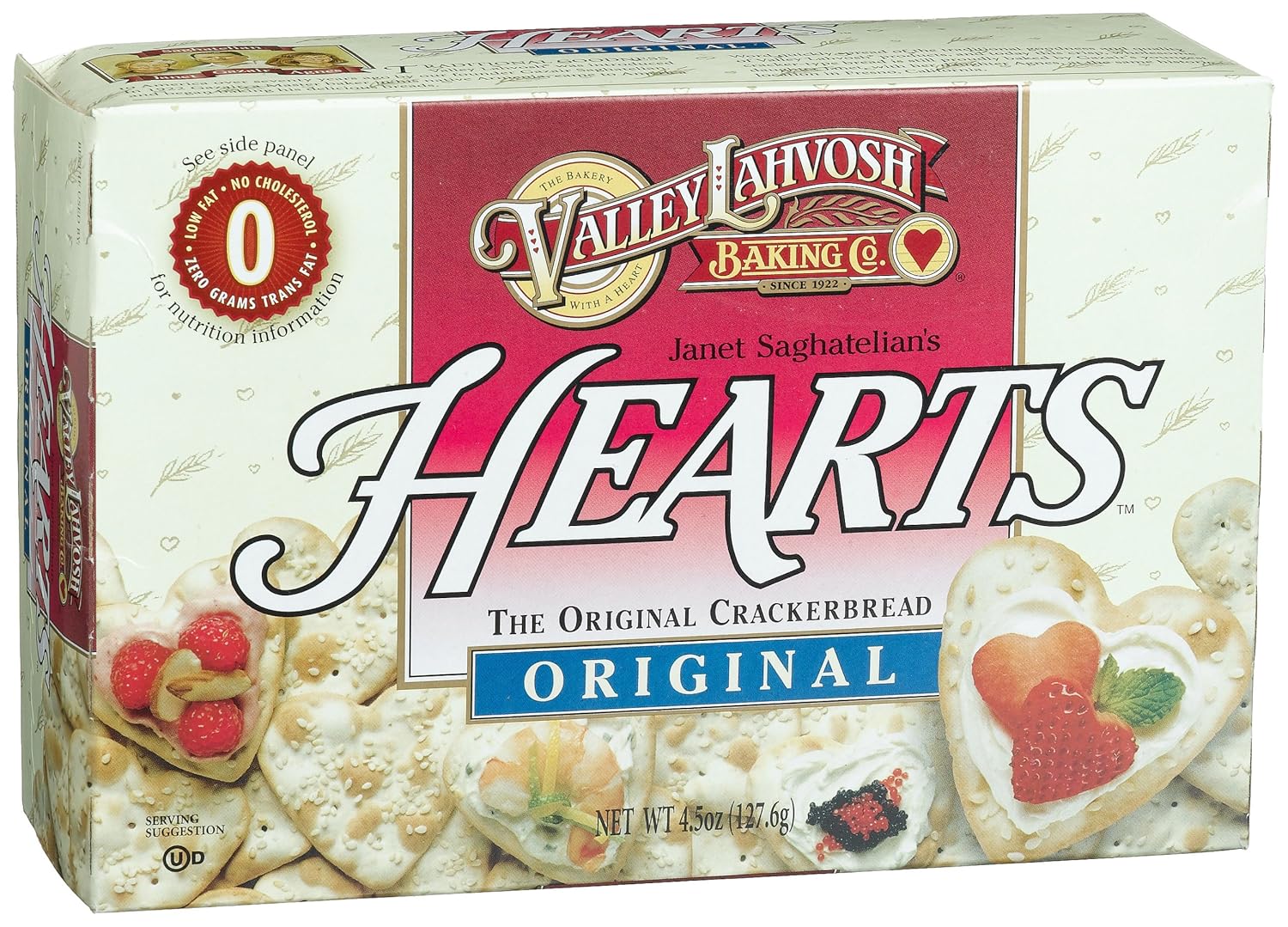 Valley Lahvosh Heart Crackers