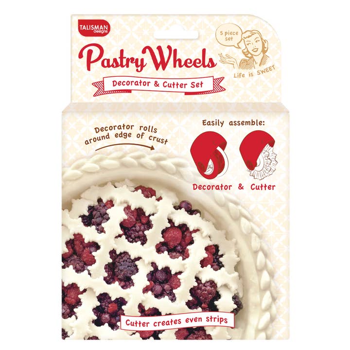 Talisman Pastry Wheels Decorator/Cutter Set