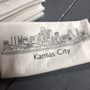 Kansas City Skyline Tea Towel