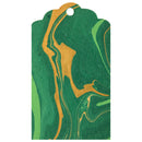 Hester & Cook Green & Gold Veined Marbled Placemats