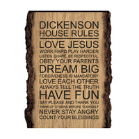 Faux Sliced Log Sign - Customizable