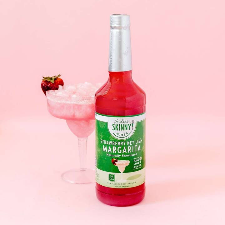 Skinny Mixes Natural Strawberry Key Lime Margarita - Sugar Free Mixer