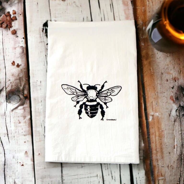 BLACK BEE TEA TOWEL