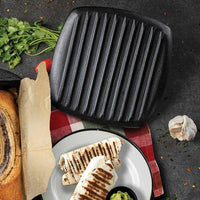 Square Panini Press Cast Iron