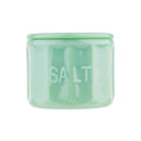 Jadeite Glass Salt Cellar w/Lid