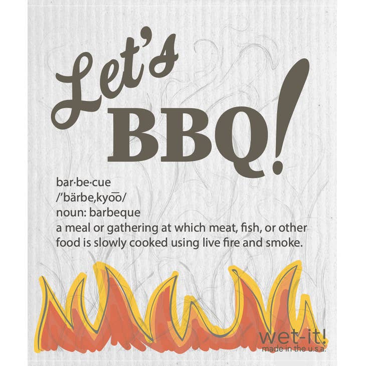 Let's BBQ Swedish Cloth