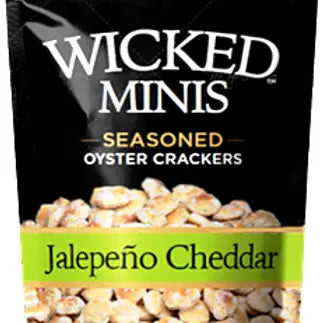 Wicked Minis Oyster Crackers Jalapeno Chedder