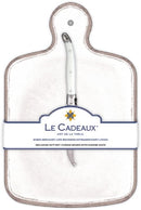 Le Cadeaux Cheese Board w/Knife