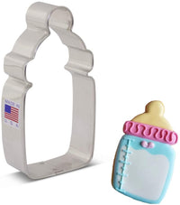 Baby Bottle Cookie Cutter 4"