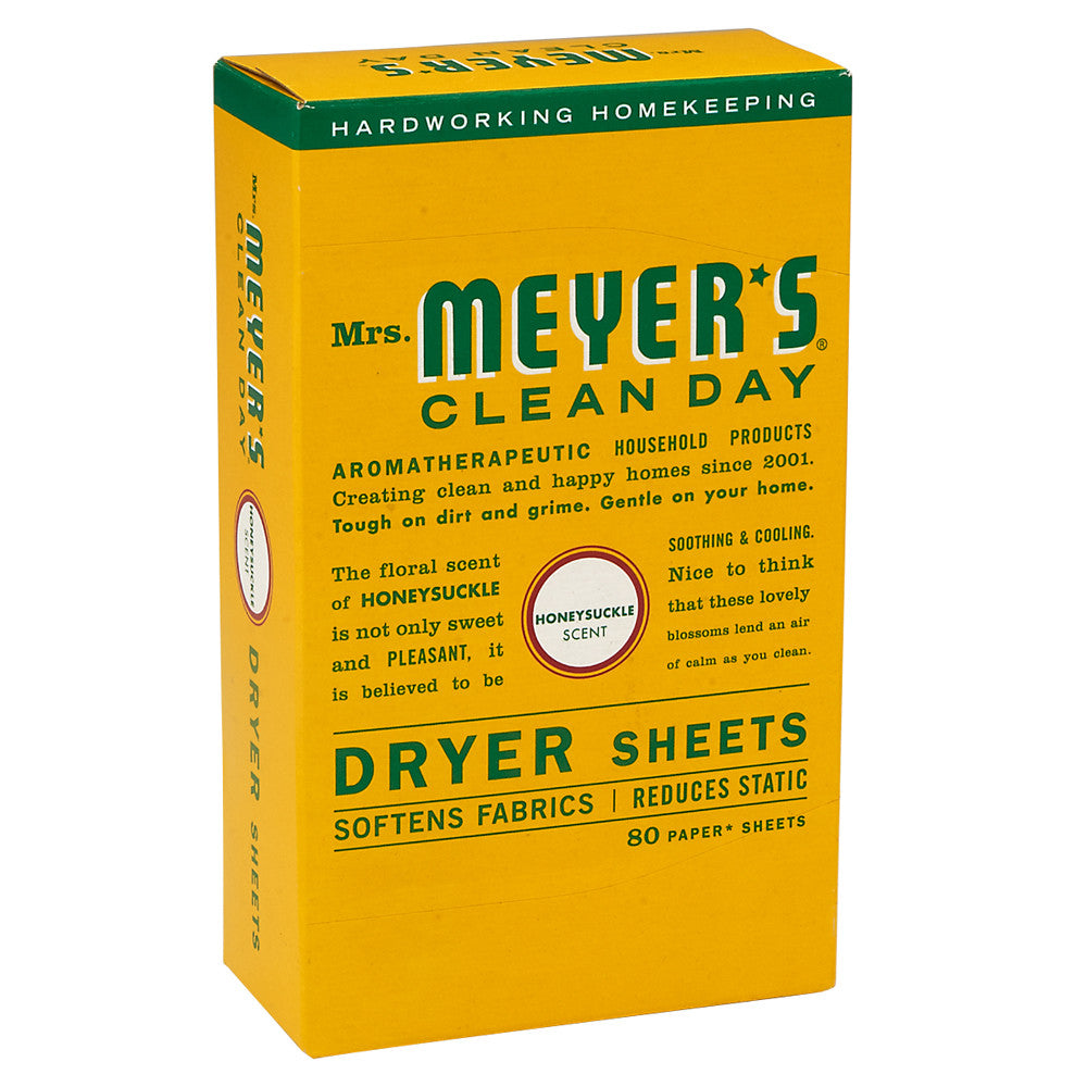 Mrs. Meyers Honeysuckle Dryer Sheets