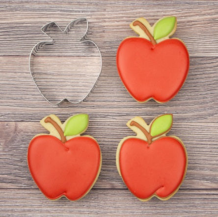 Apple with Leaf Cookie Cutter