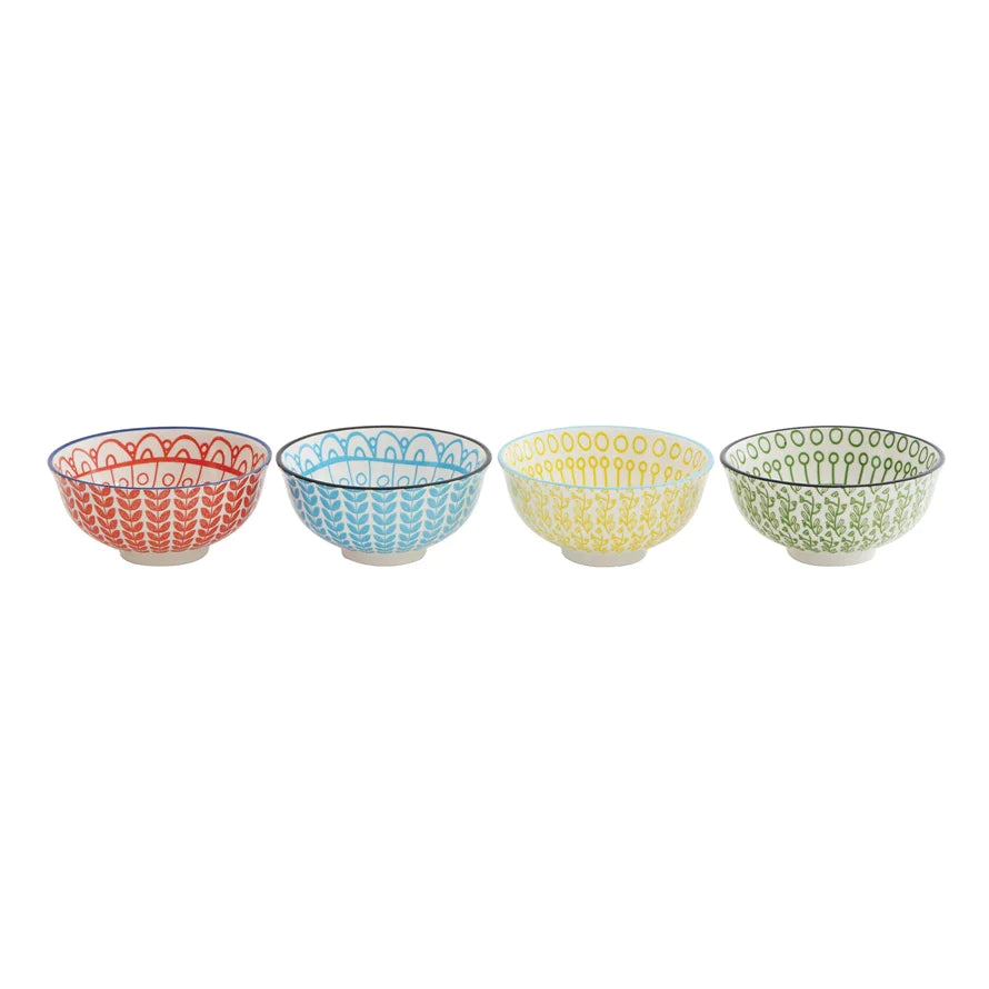 Round Stoneware Bowls- 4.5"