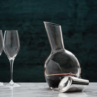 Silver Slope Decanter w/Stopper