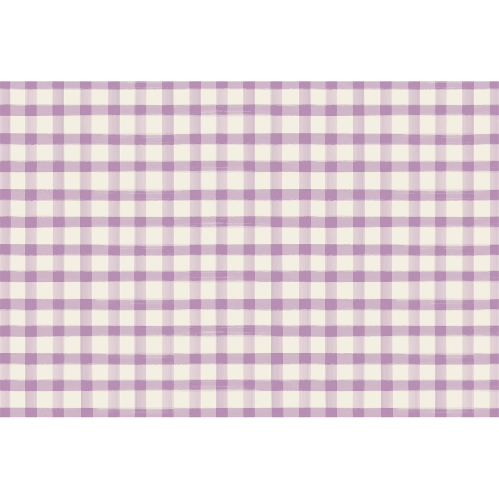 Lilac Painted Check Placemat