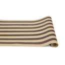 Hester & Cook Kraft Brown Classic Stripe Table Runner