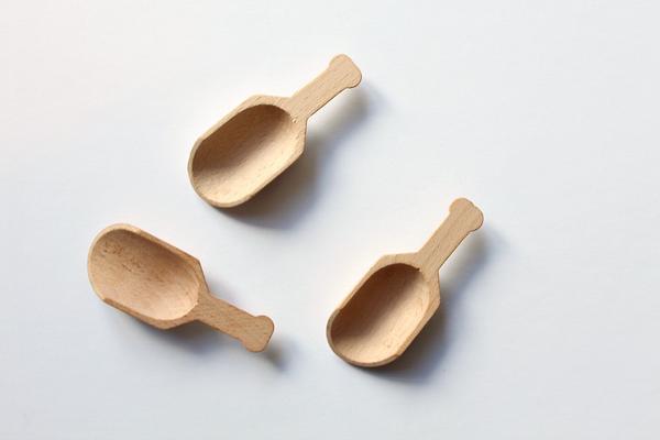 Mini Wooden Scoop