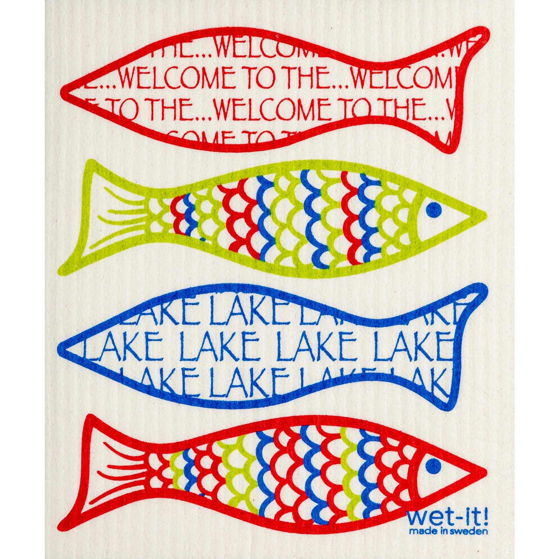 Welcome to the Lake Swedish Cloth