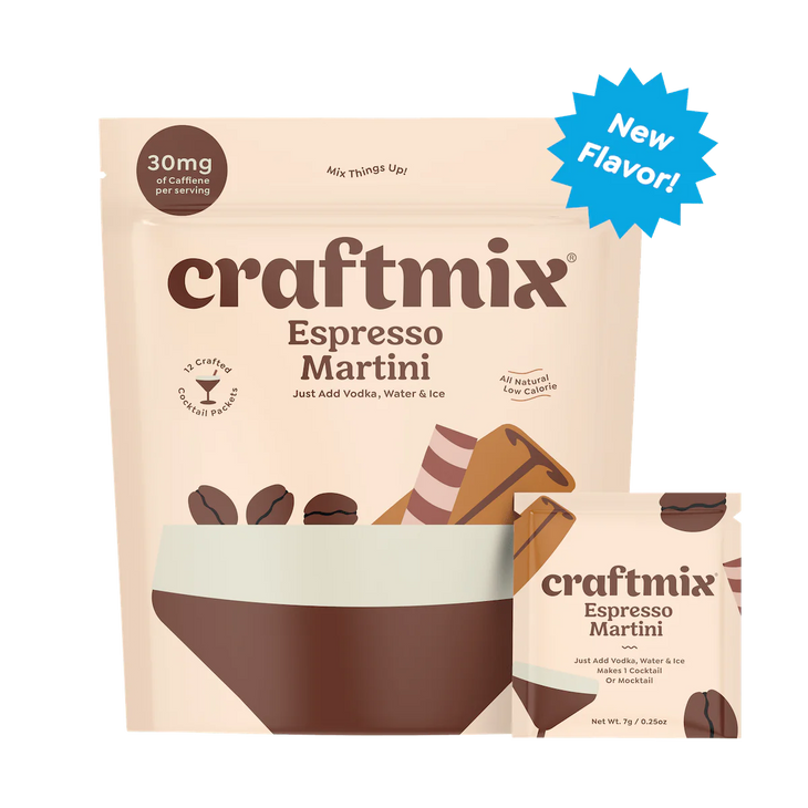 Craftmix Espresso Martini Cocktail/Mocktail Drink Mixer Packet