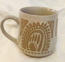 Hand-Painted Stoneware Mug, 3 Styles