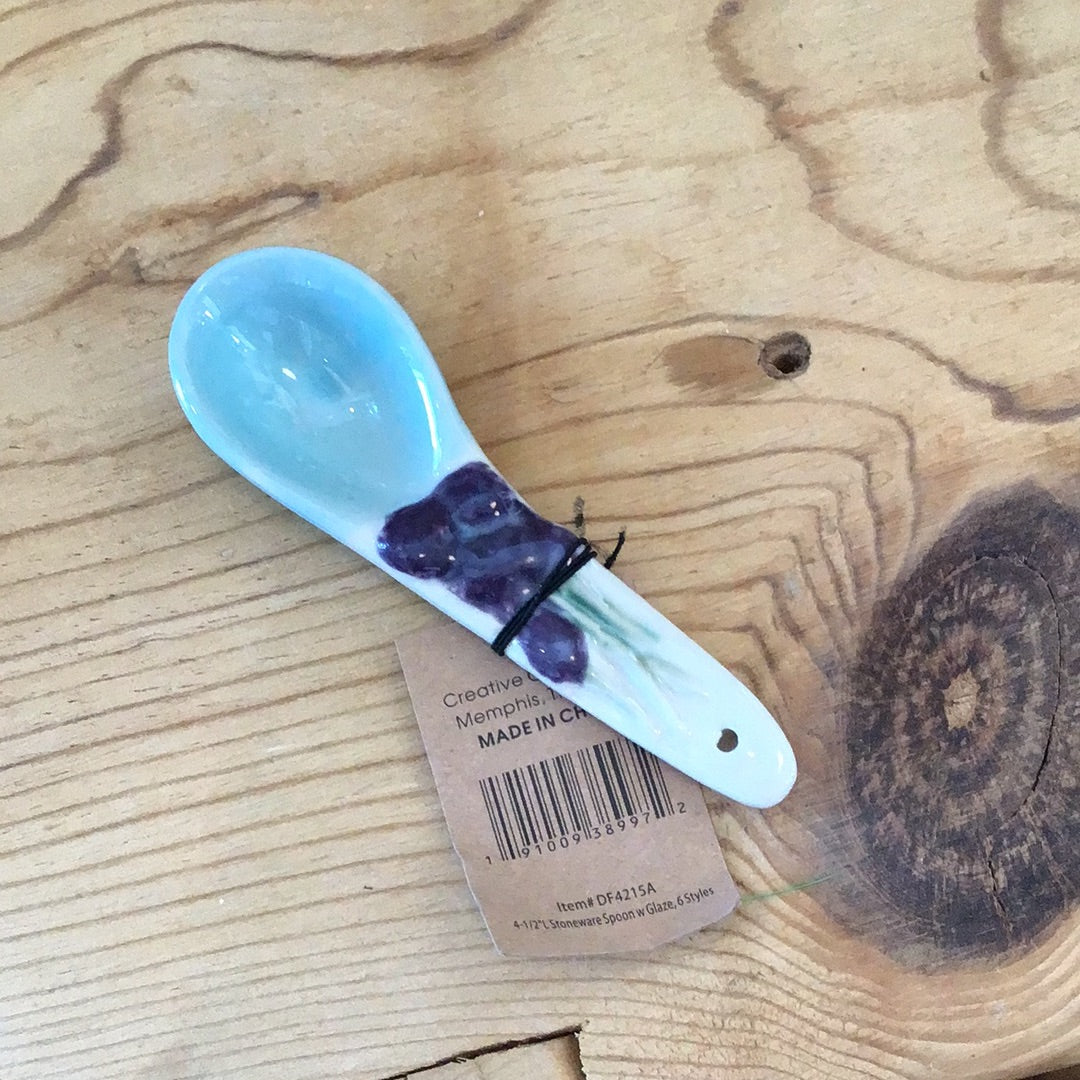 Hand-Painted Spoon with Handle