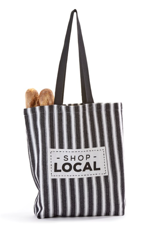 Cotton Tote Bag-Shop Local