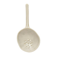 Stoneware Strainer Spoon